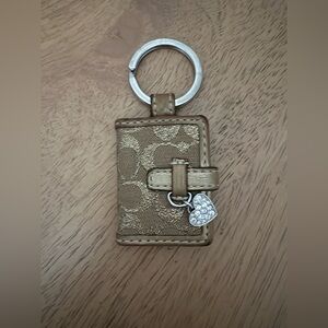 Coach Mini Photo Album Keychain